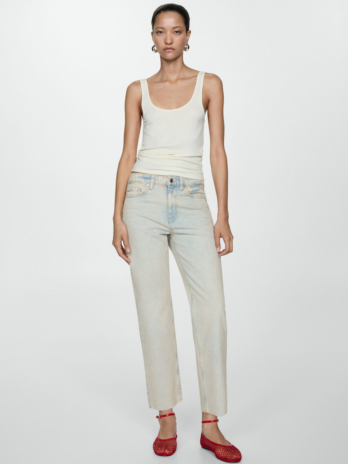 Прямые джинсы MANGO модель 77080587_TC Фото