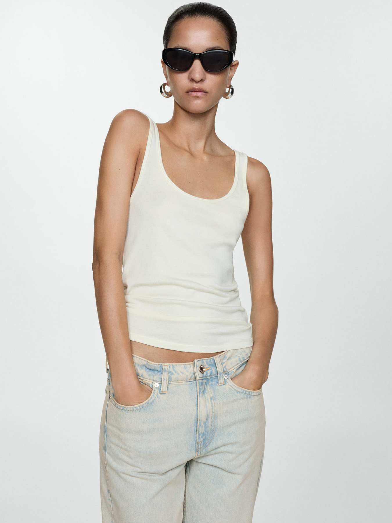 Прямые джинсы MANGO модель 77080587_TC Фото