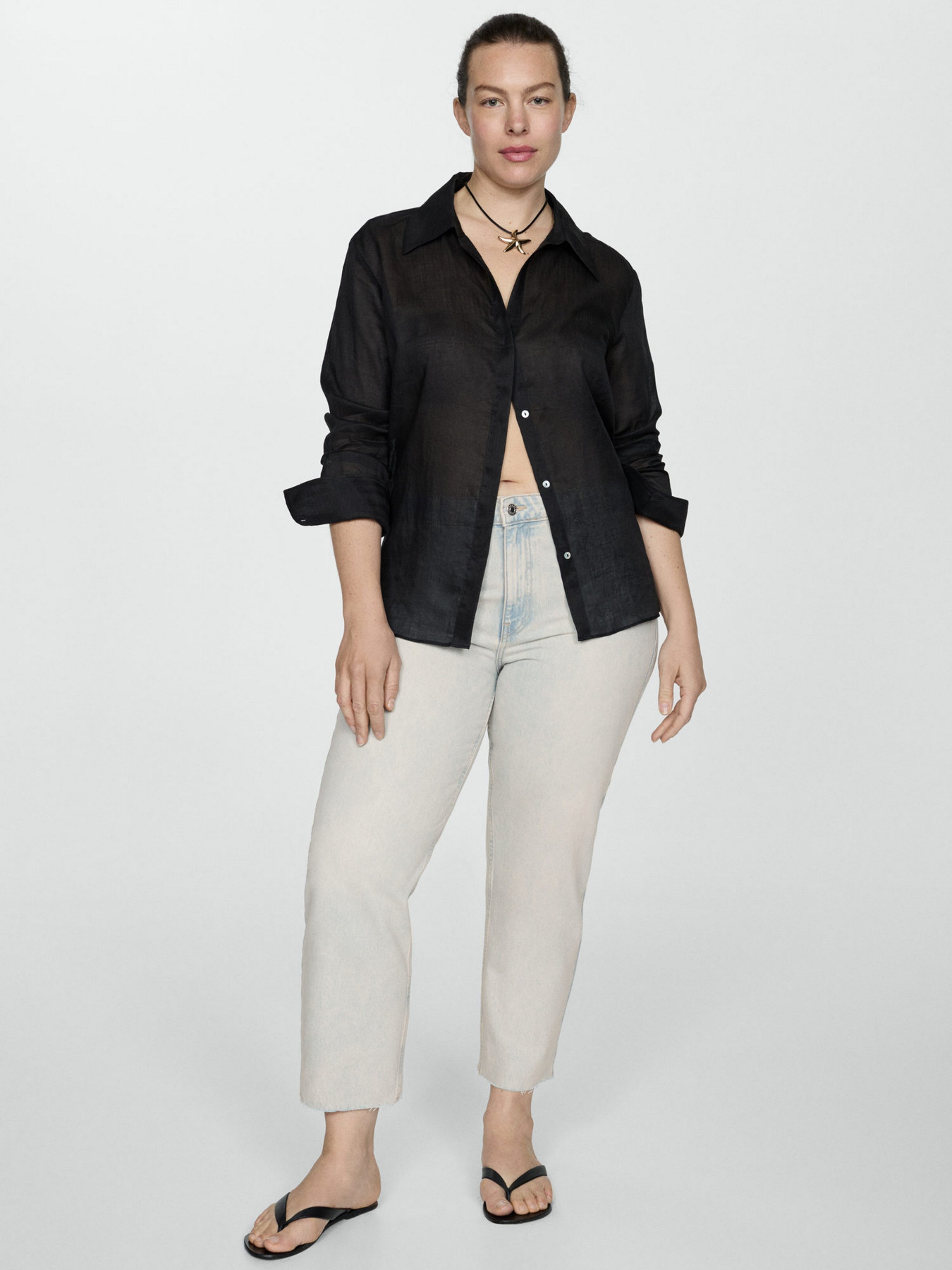 Прямые джинсы MANGO модель 77080587_TC Фото