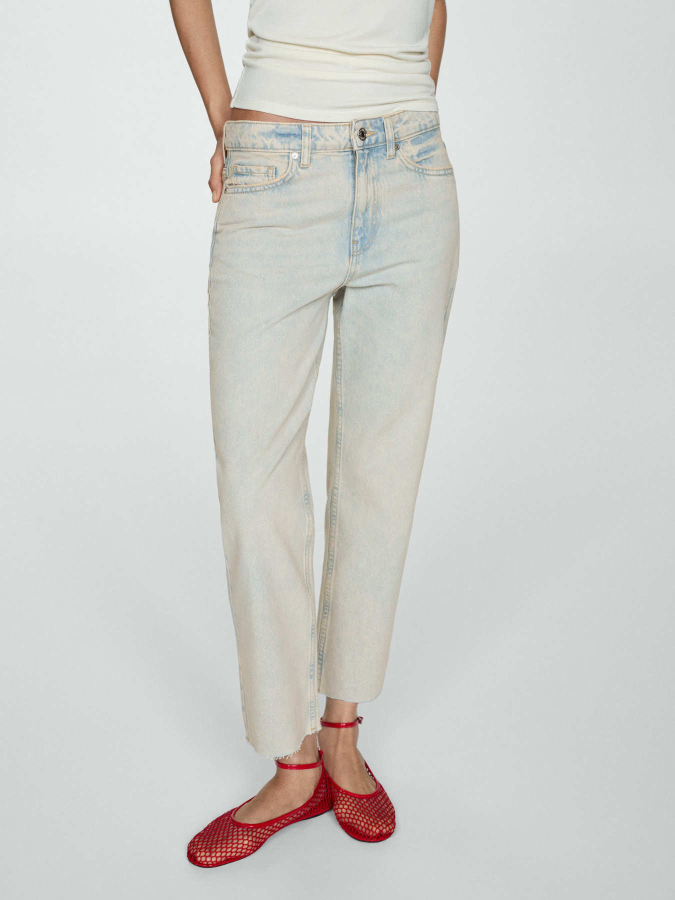 Прямые джинсы MANGO модель 77080587_TC Фото