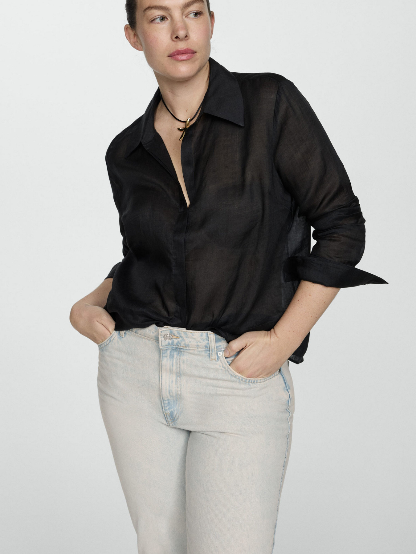 Прямые джинсы MANGO модель 77080587_TC Фото