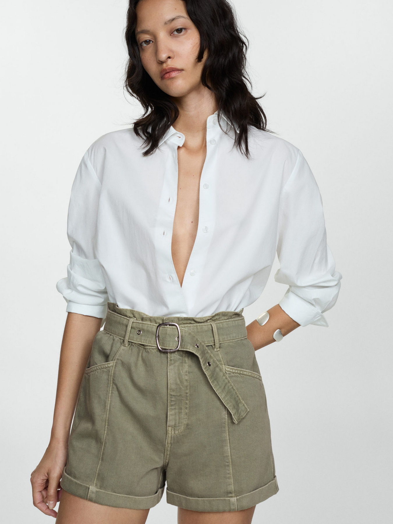 Джинсові шорти MANGO модель 77050277_37 Джинсові шорти MANGO модель 77050277_37 Фото