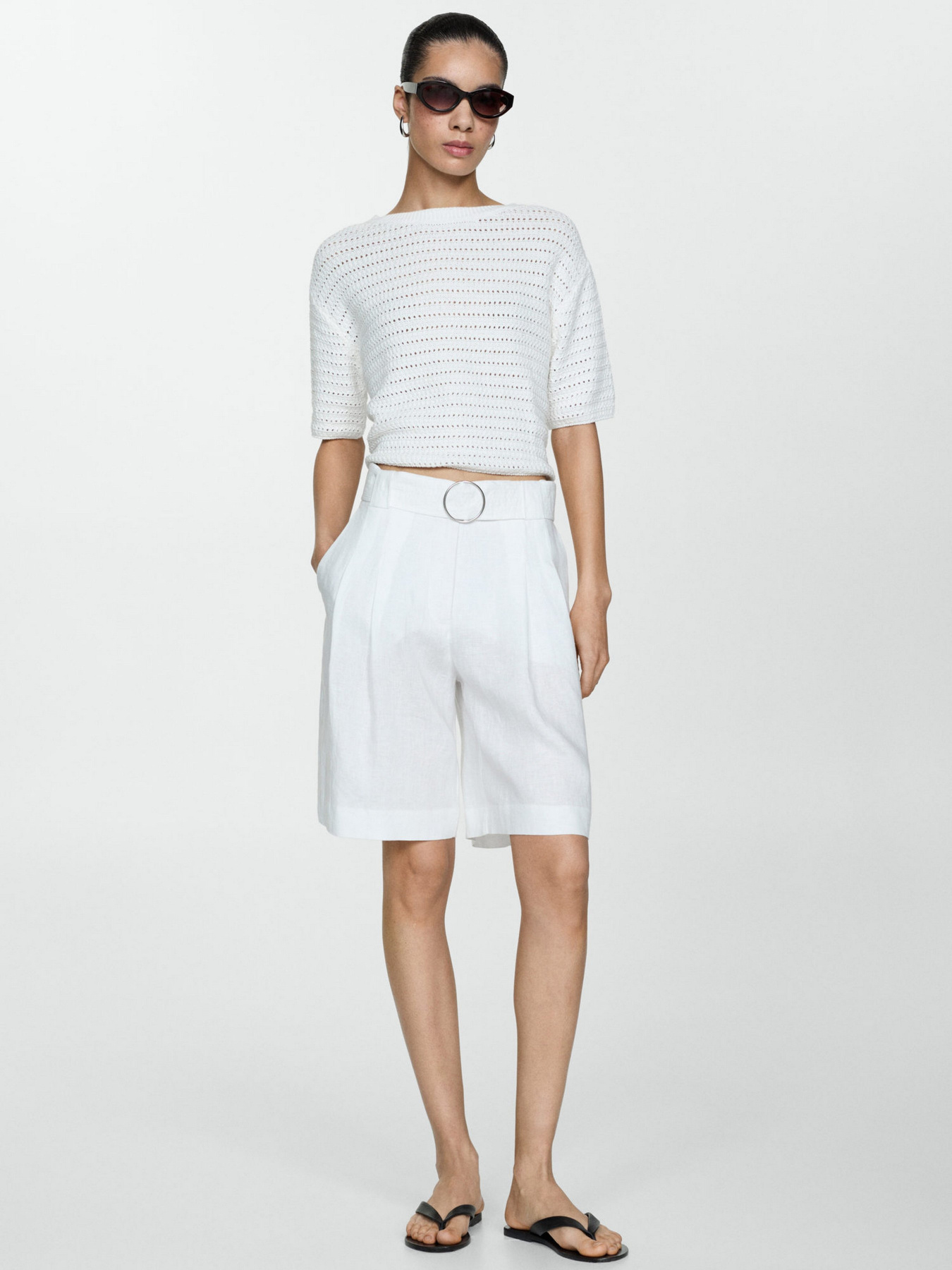 Шорты MANGO модель 77070346_1 Фото