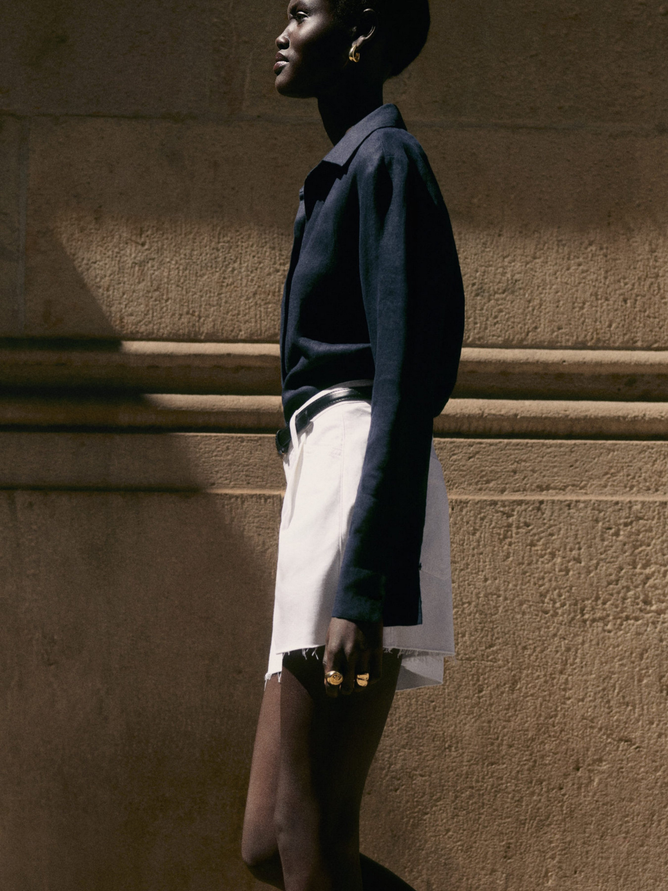 Джинсовые шорты MANGO модель 77052913_1 Фото