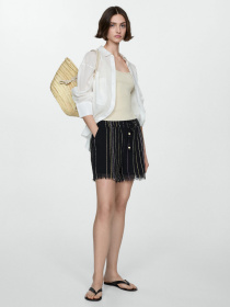 Повсякденні шорти MANGO модель 77090355_99 Фото