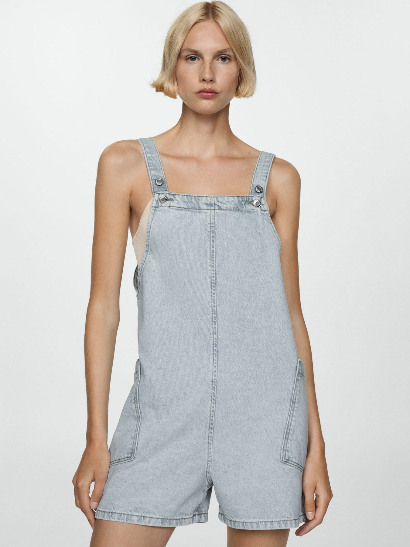 Джинсовый комбинезон MANGO модель 77091507_TC Фото