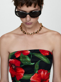 Платье мини MANGO модель 77082924_99 Фото