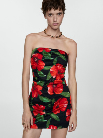 Платье мини MANGO модель 77082924_99 Фото