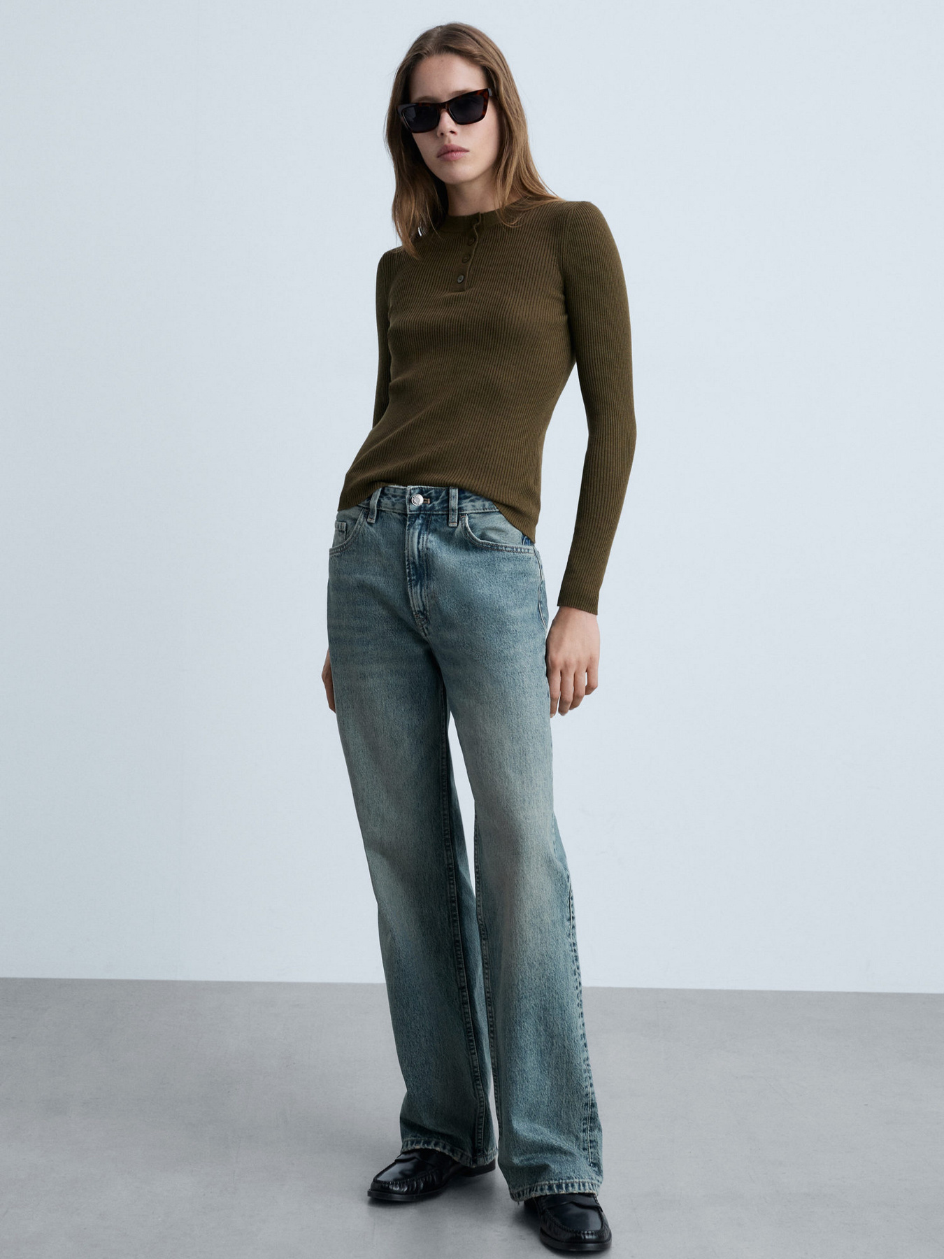 Прямые джинсы MANGO модель 77004021_DI Фото