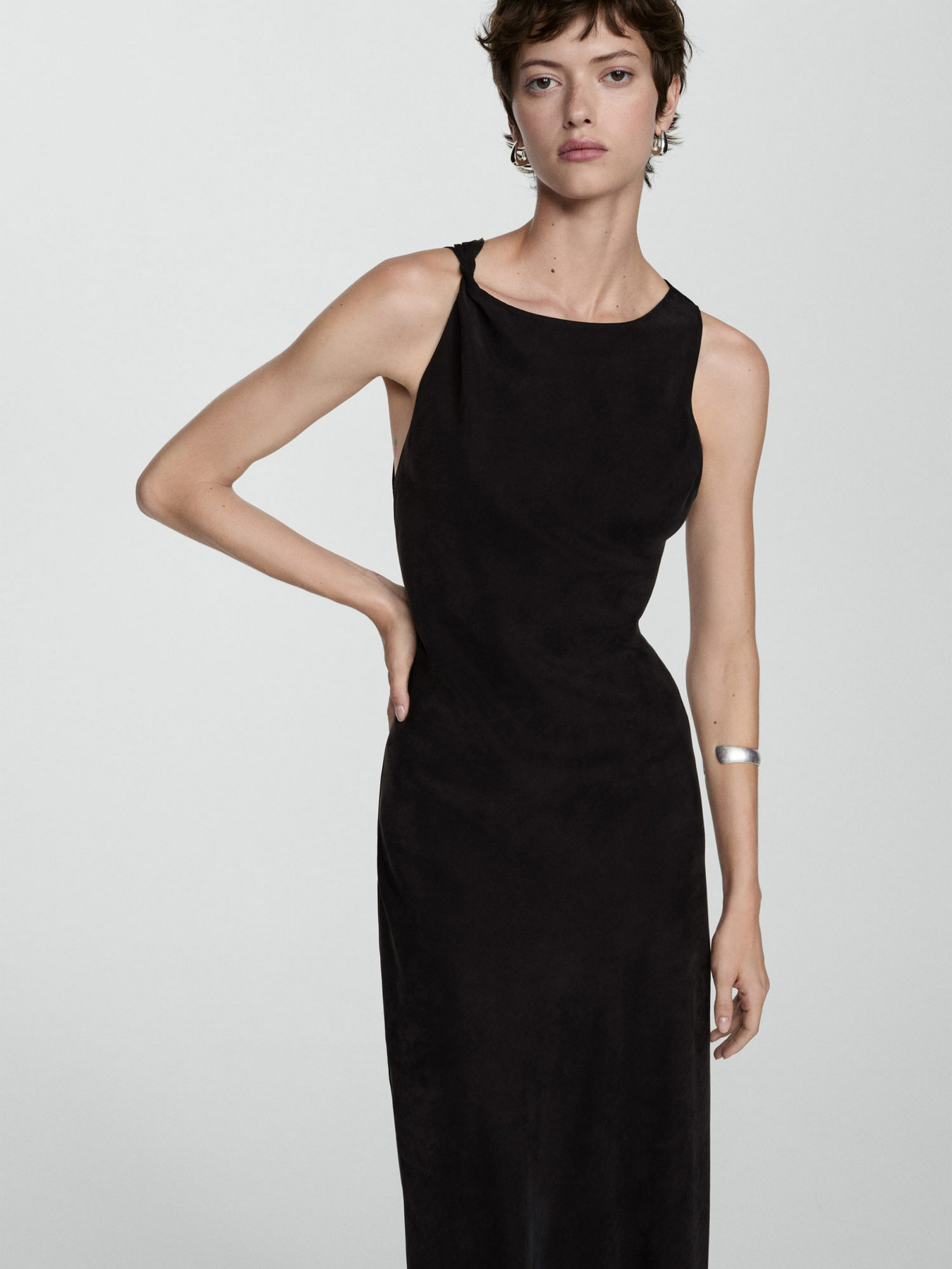 Платье миди MANGO модель 77013272_95 Фото