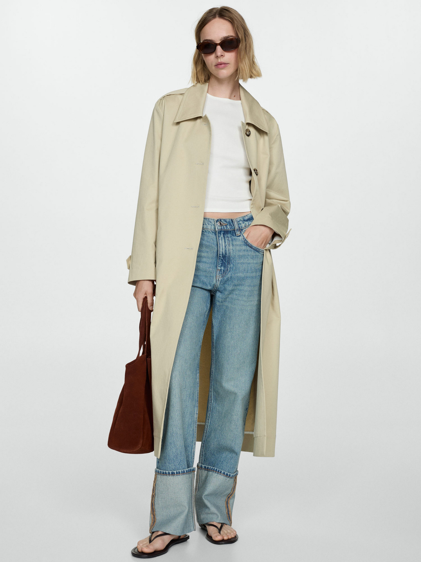 Прямі джинси MANGO модель 77014028_TM Фото