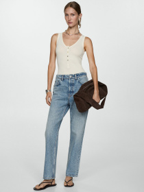 Прямые джинсы MANGO модель 77014030_TM Фото