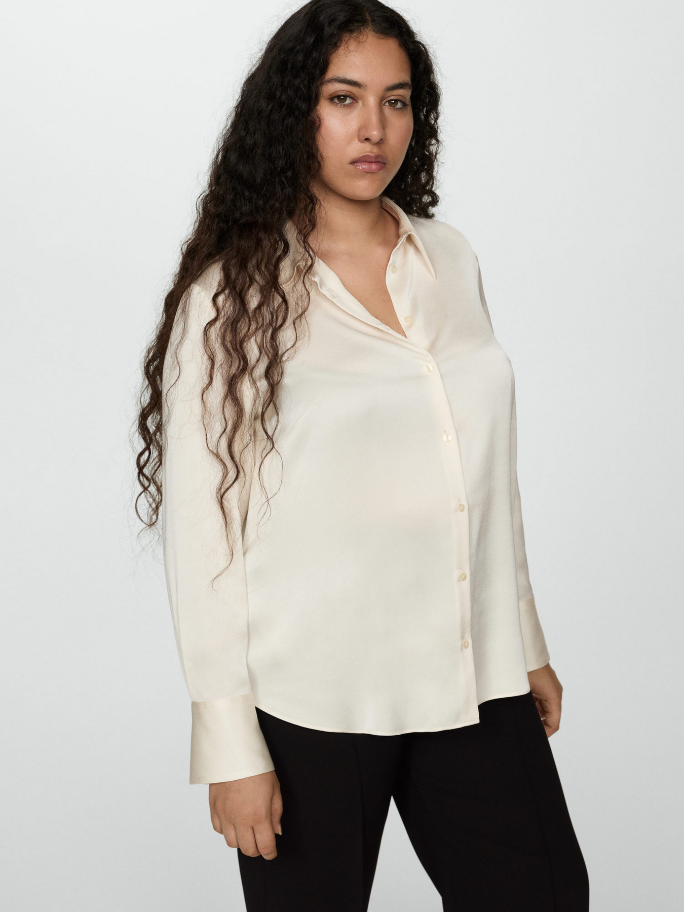 Рубашка повседневная MANGO модель 77014032_2 Рубашка повседневная MANGO модель 77014032_2 Фото