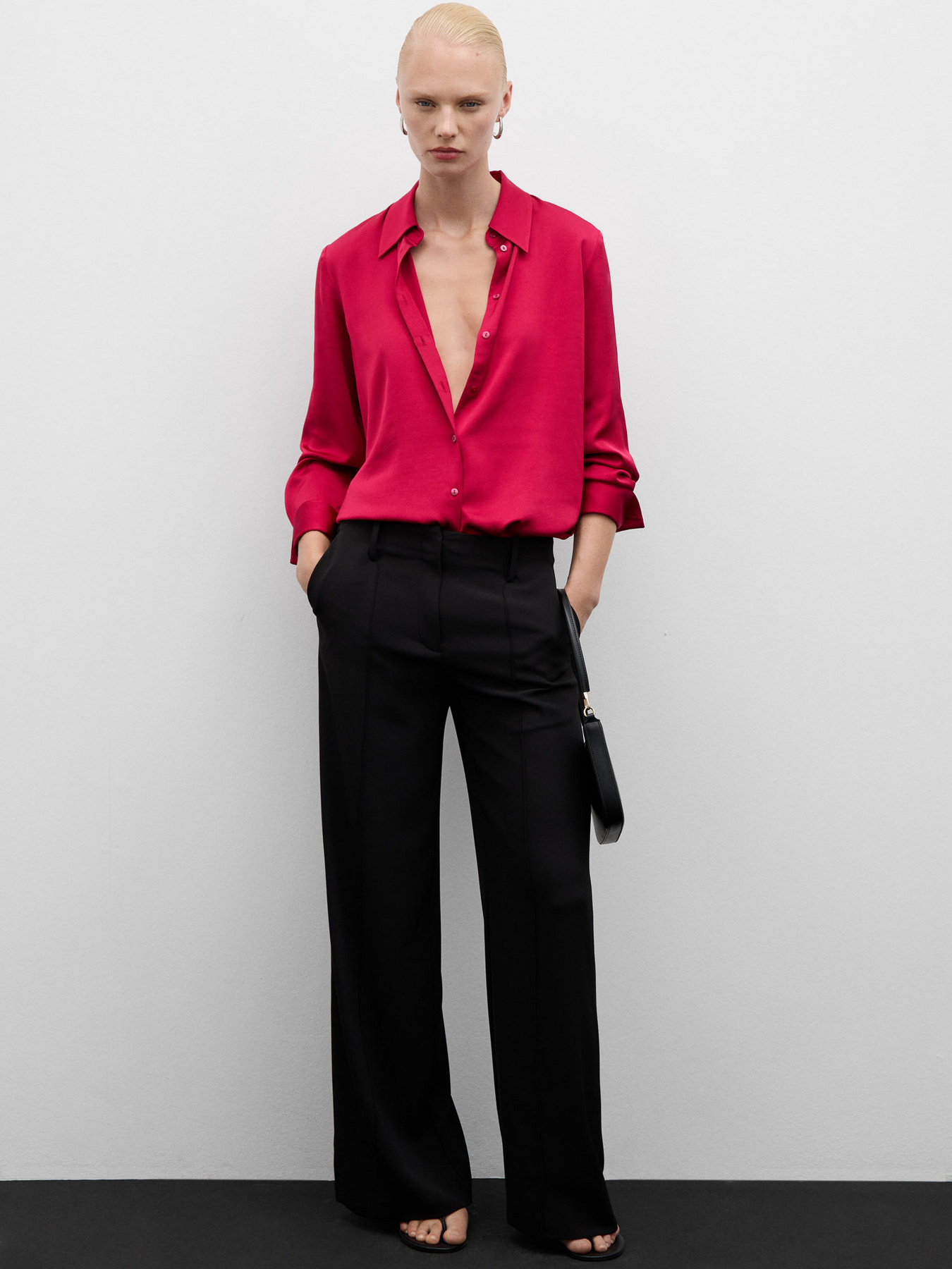 Рубашка повседневная MANGO модель 77014032_88 Фото