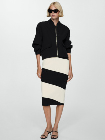 Бомбер MANGO модель 77014791_99 Фото