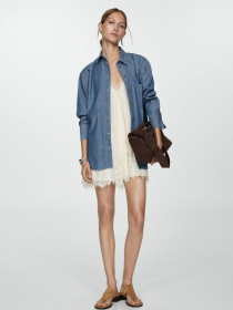 Рубашка MANGO модель 77015661_TS Фото