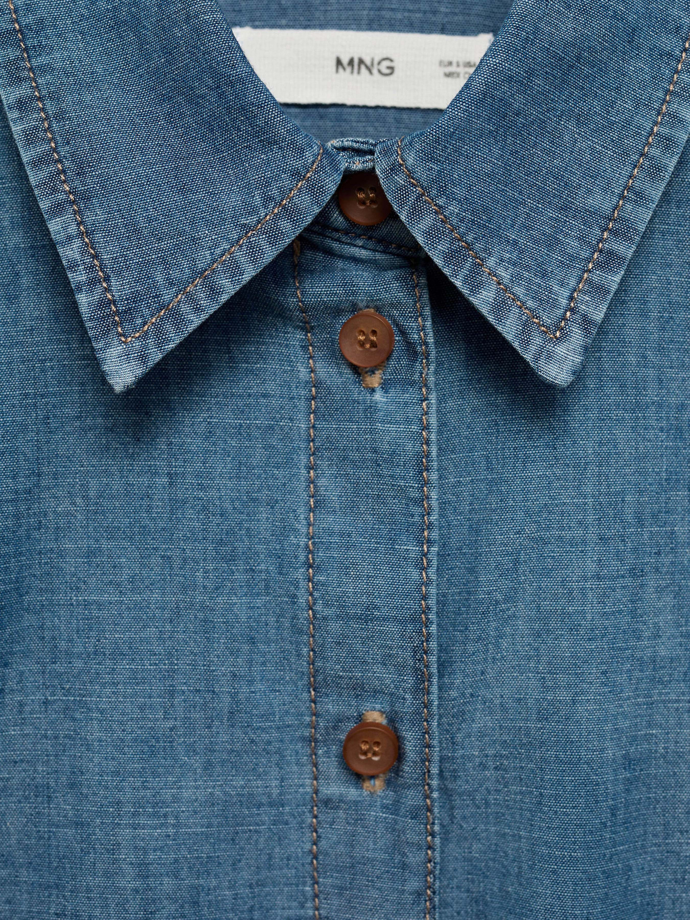 Рубашка повседневная MANGO модель 77015661_TS Фото