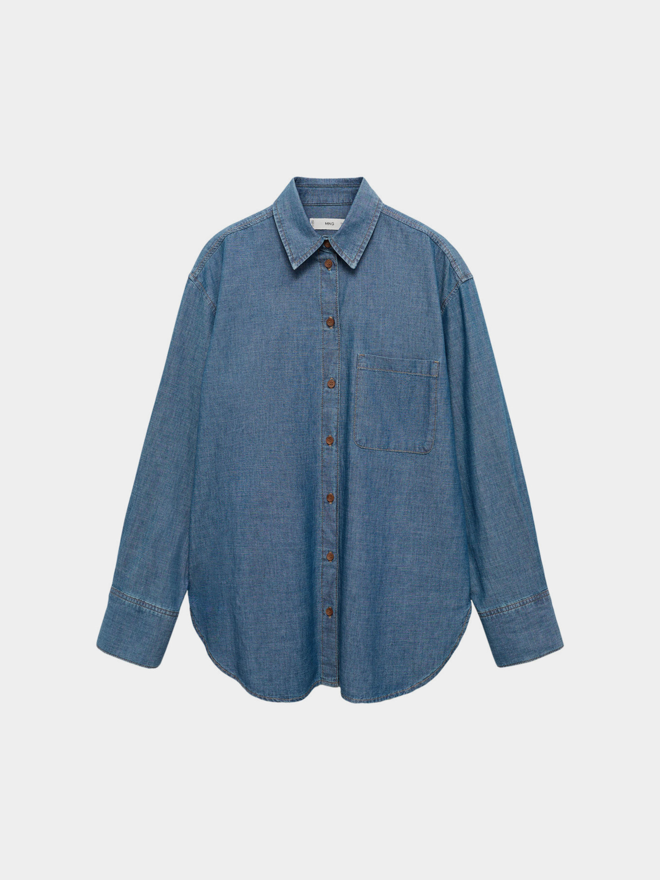 Рубашка повседневная MANGO модель 77015661_TS Фото