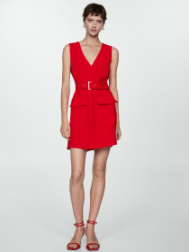 Платье мини MANGO модель 77023272_70 Фото