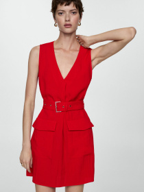 Платье мини MANGO модель 77023272_70 Фото