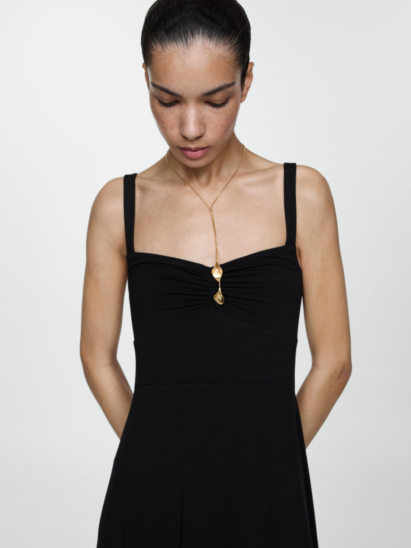 Платье миди MANGO модель 77032918_99 Фото