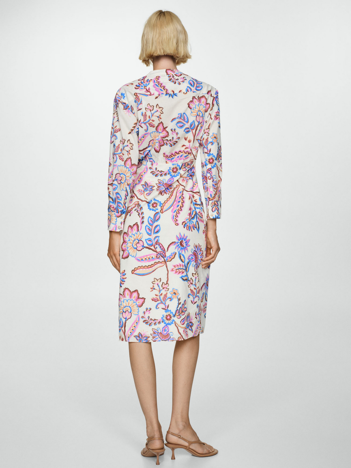 Платье миди MANGO модель 77032924_5 Фото