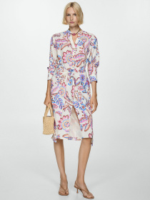 Платье миди MANGO модель 77032924_5 Фото