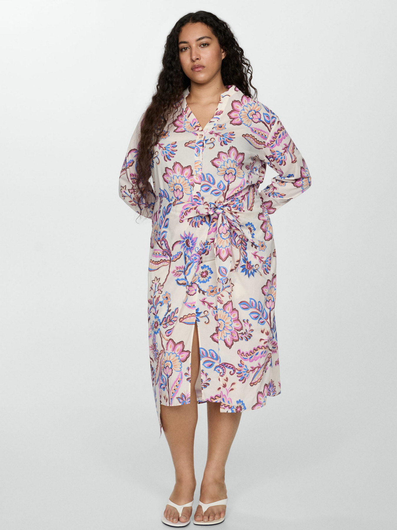 Платье миди MANGO модель 77032924_5 Платье миди MANGO модель 77032924_5 Фото