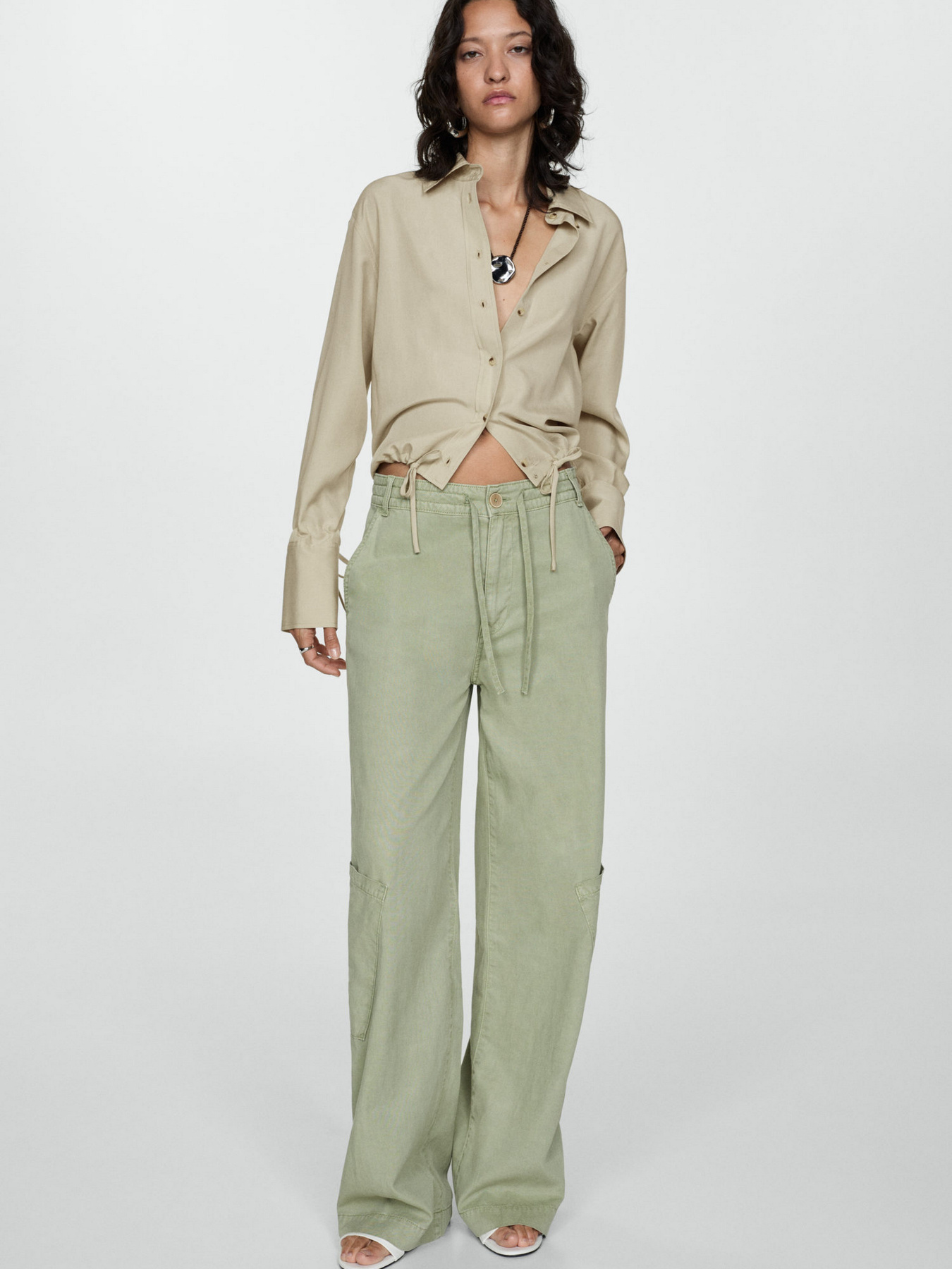 Рубашка MANGO модель 77033265_43 Фото