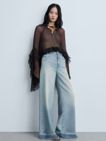 Широкие джинсы MANGO модель 77034791_TC Фото