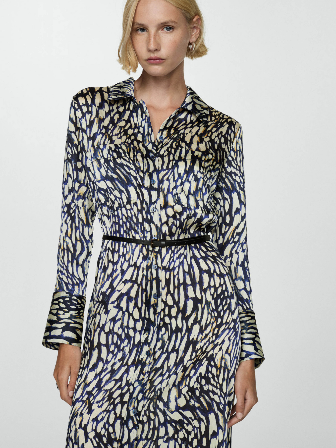 Платье миди MANGO модель 77035648_52 Платье миди MANGO модель 77035648_52 Фото