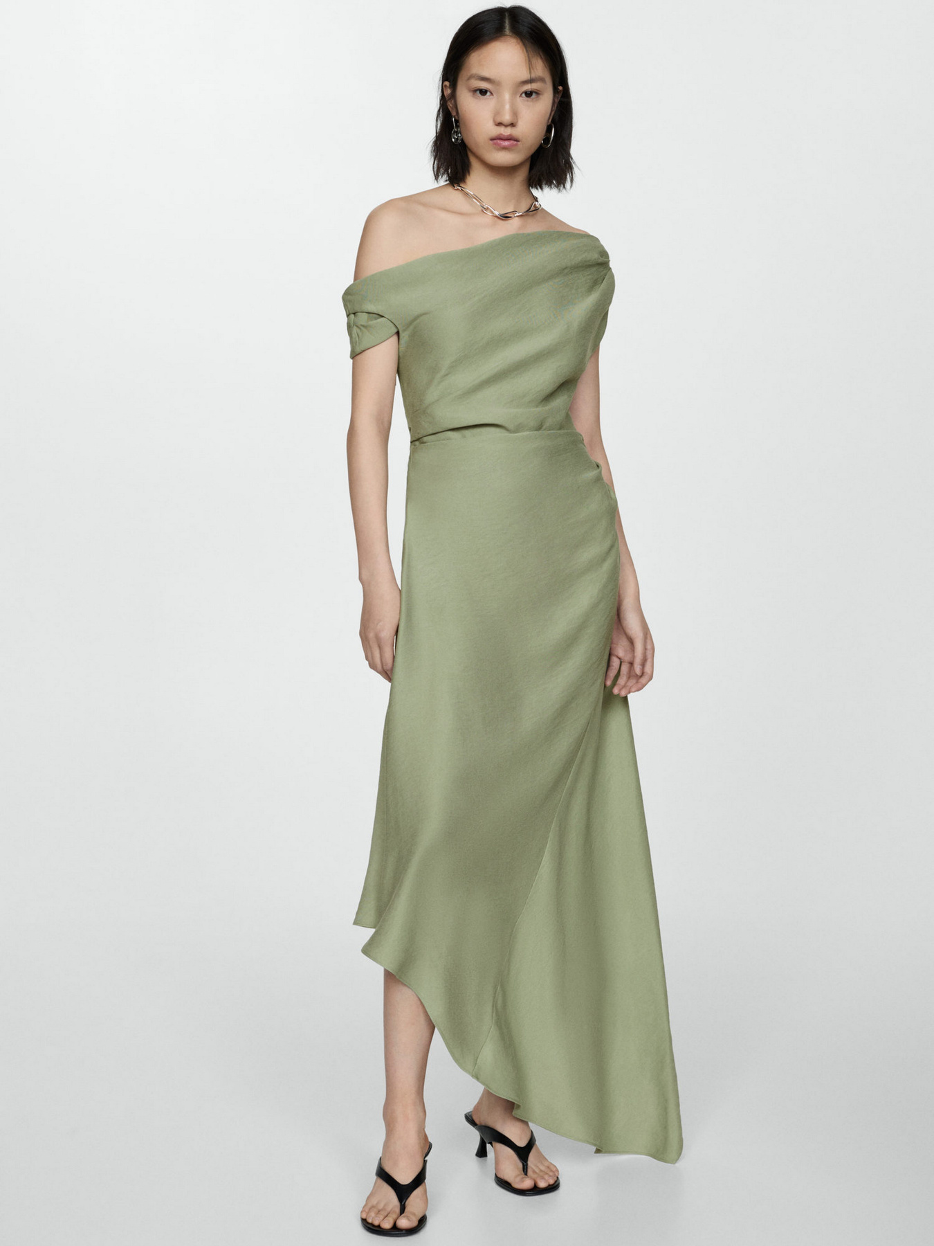 Платье миди MANGO модель 77041017_38 Фото