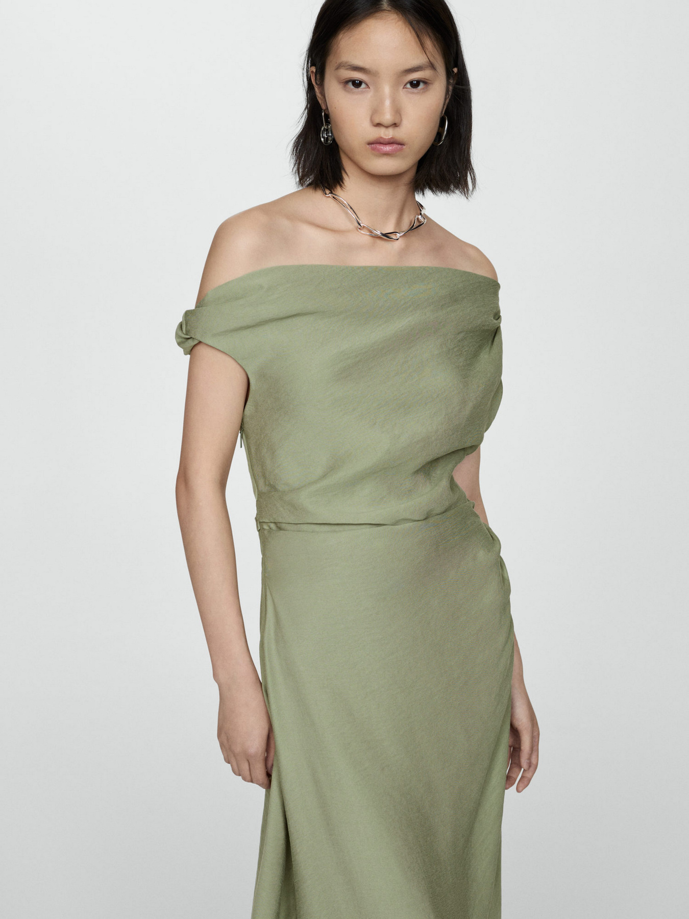 Платье миди MANGO модель 77041017_38 Фото