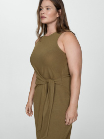 Платье миди MANGO модель 77042927_37 Фото