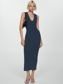 Платье миди MANGO модель 77044015_56 Фото