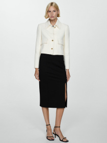 Спідниця міді MANGO модель 77044029_99 Фото