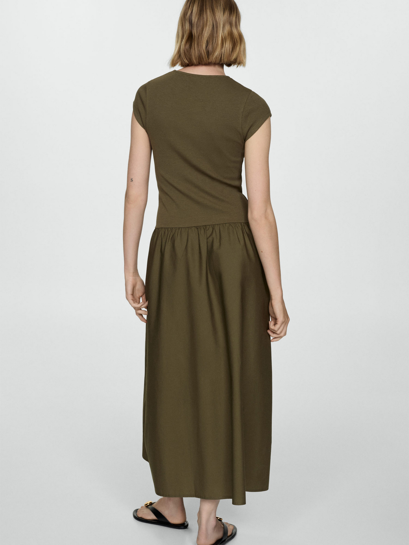 Платье миди MANGO модель 77044073_37 Фото