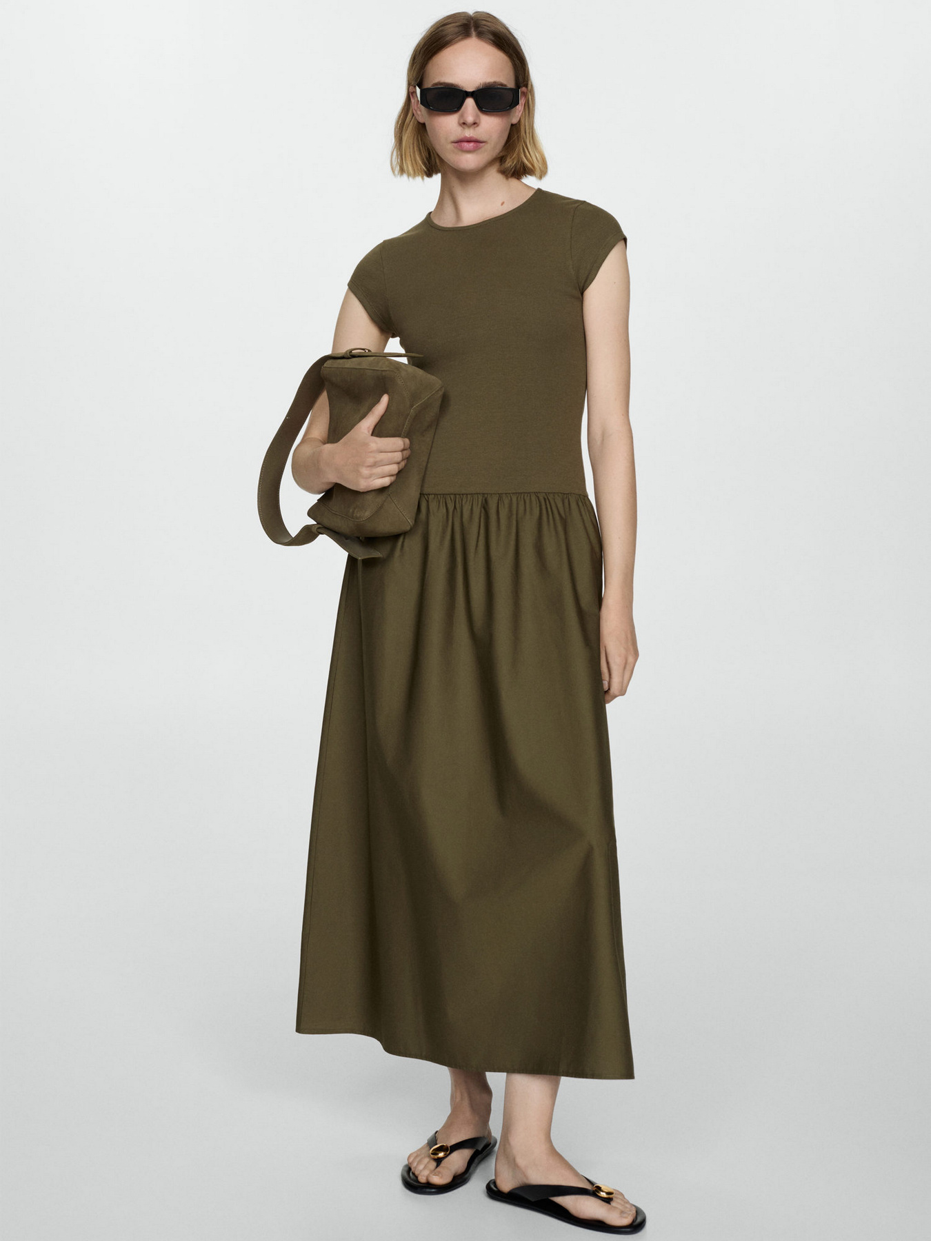 Сукня міді MANGO модель 77044073_37 Фото