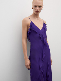 Платье макси MANGO модель 77044455_65 Фото