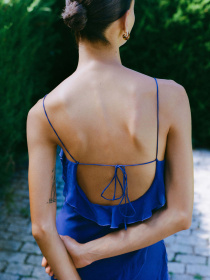 Платье макси MANGO модель 77044455_65 Фото