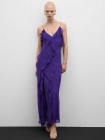 Платье макси MANGO модель 77044455_65 Фото