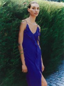 Платье макси MANGO модель 77044455_65 Фото