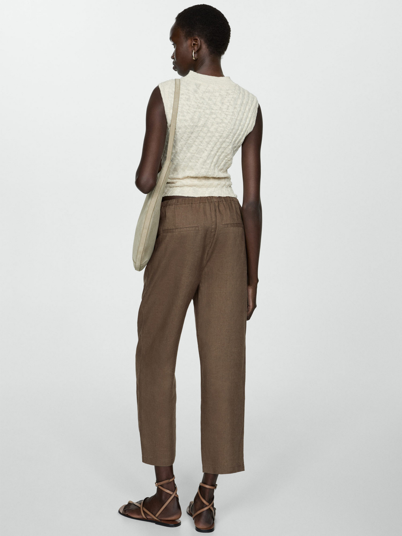 Брюки повседневные MANGO модель 77050332_34 Фото