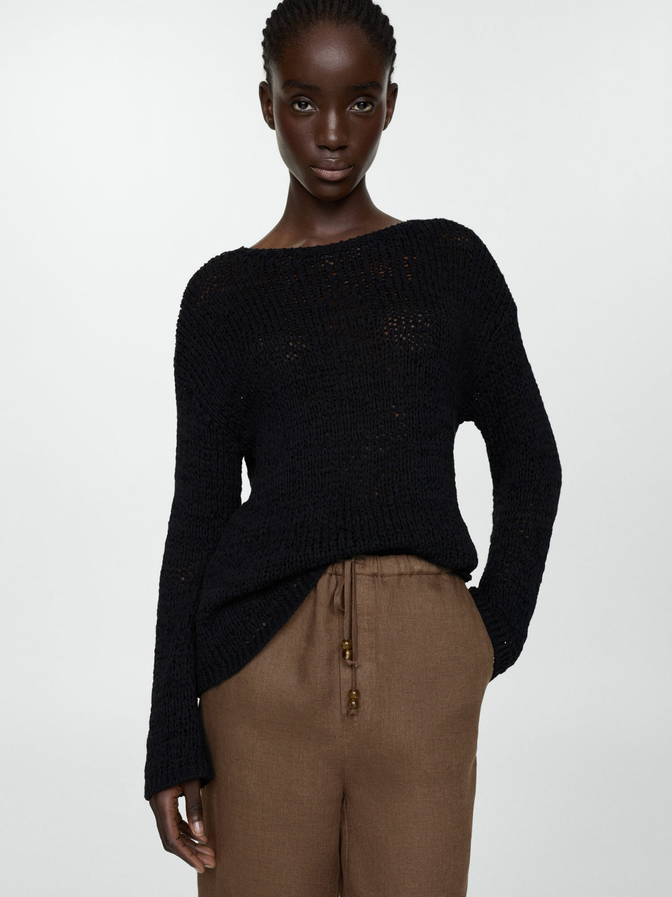 Брюки повседневные MANGO модель 77050332_34 Фото