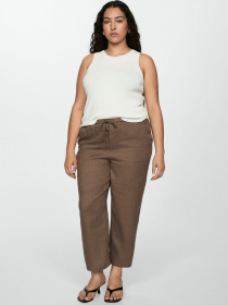 Брюки повседневные MANGO модель 77050332_34 Фото