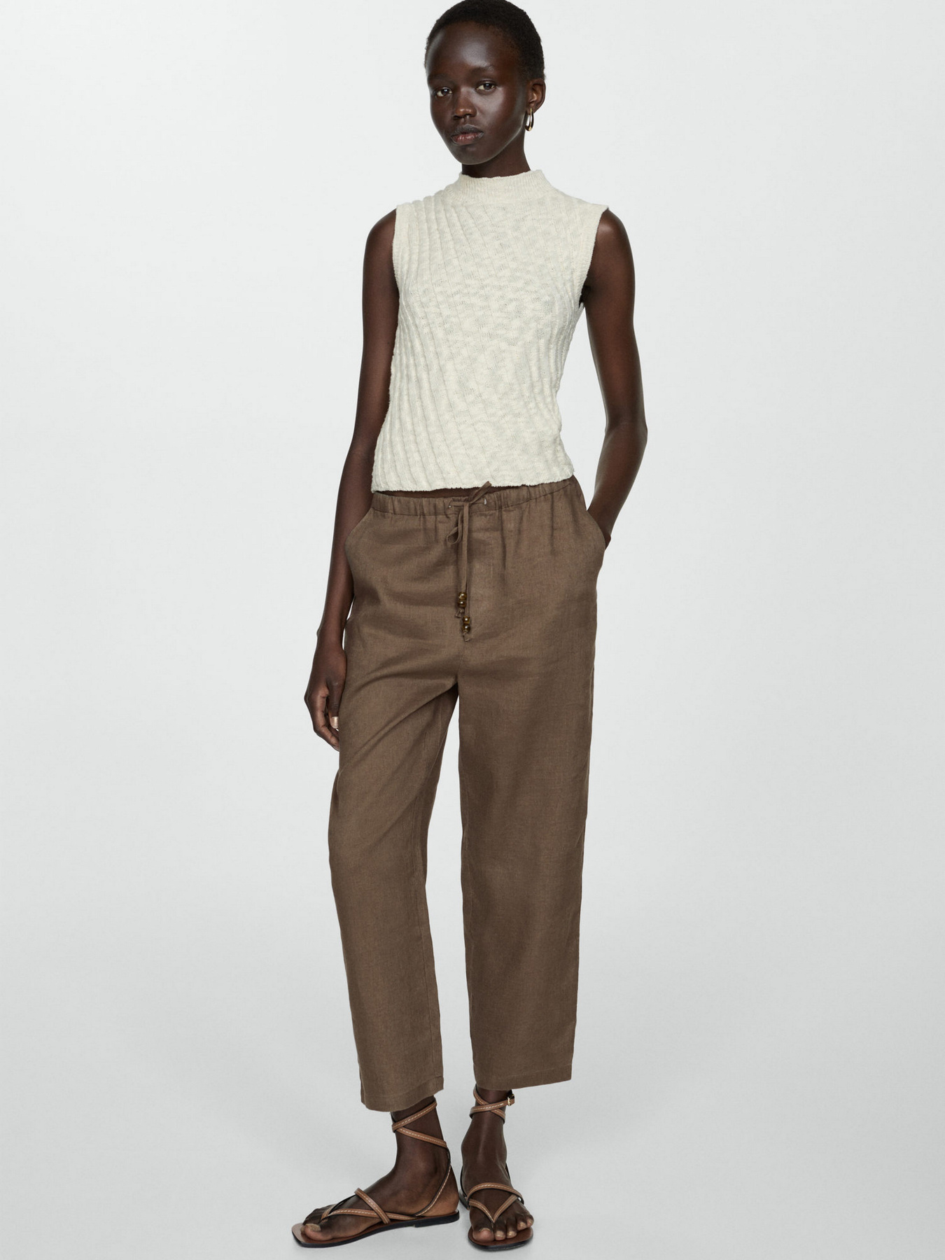 Повседневные штаны MANGO модель 77050332_34 Повседневные штаны MANGO модель 77050332_34 Фото