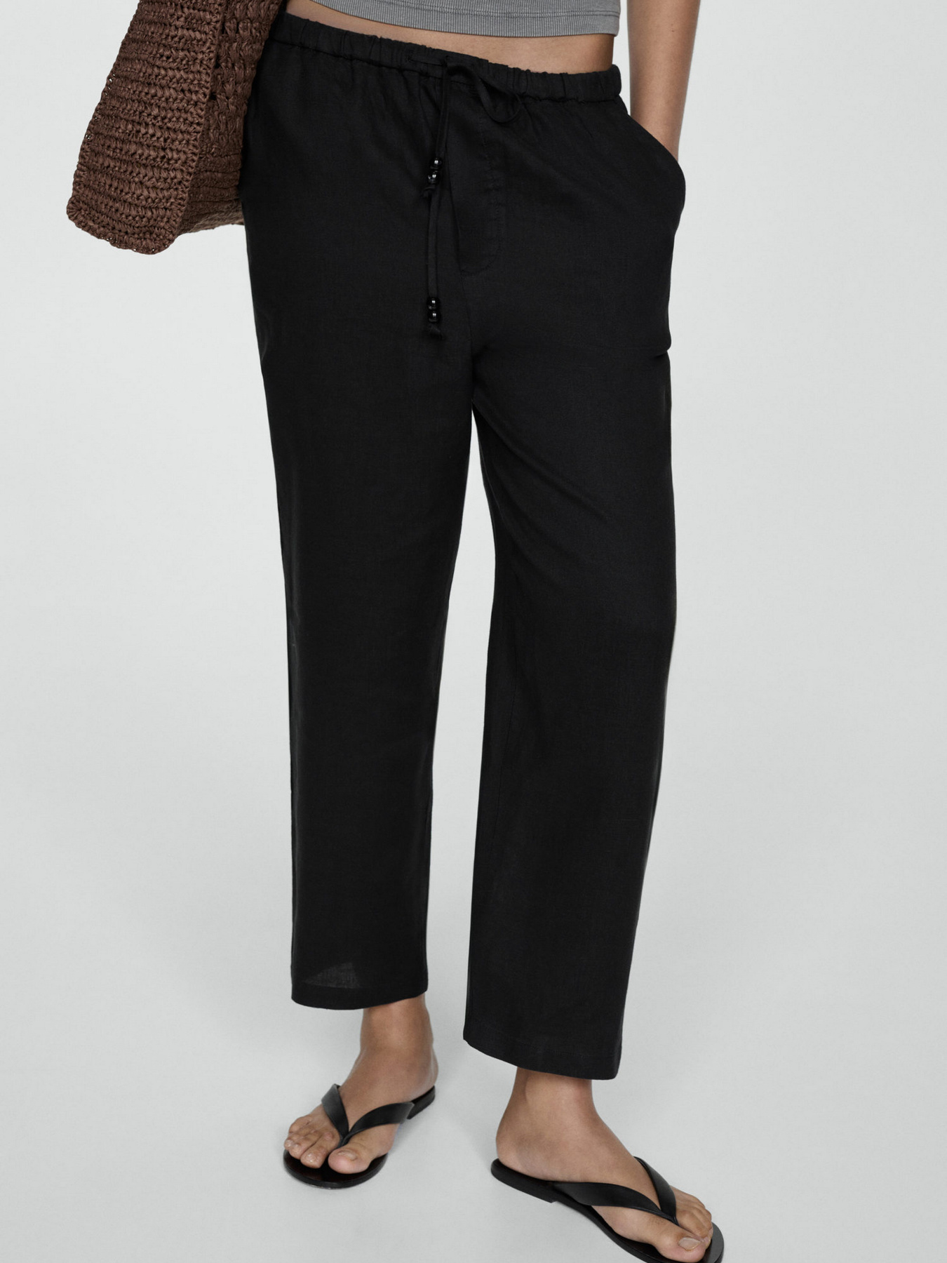 Брюки повседневные MANGO модель 77050332_99 Фото