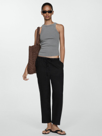 Брюки повседневные MANGO модель 77050332_99 Фото