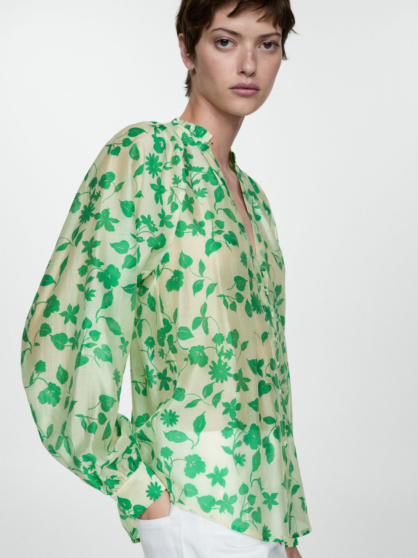 Рубашка повседневная MANGO модель 77052916_5 Рубашка повседневная MANGO модель 77052916_5 Фото