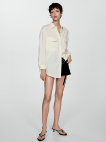 Рубашка повседневная MANGO модель 77053264_5 Рубашка повседневная MANGO модель 77053264_5 Фото